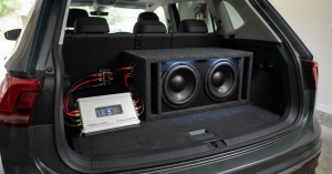 Car Amplifier And Subwoofer sample image