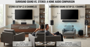 Surround Sound vs. Stereo featured image